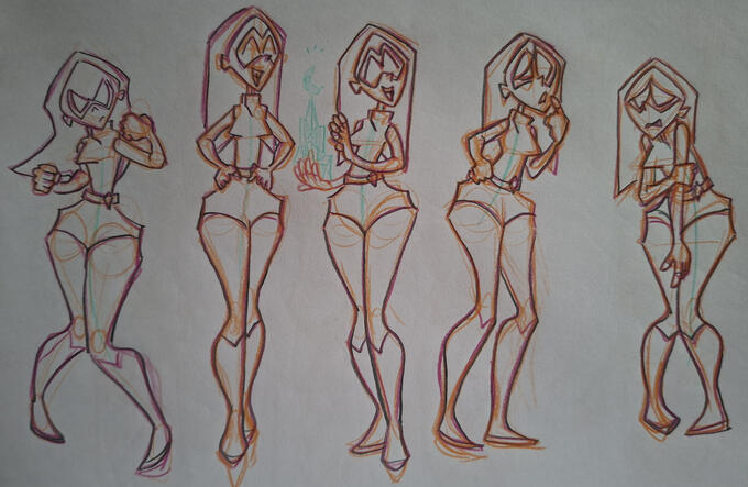 OC Kim Poses