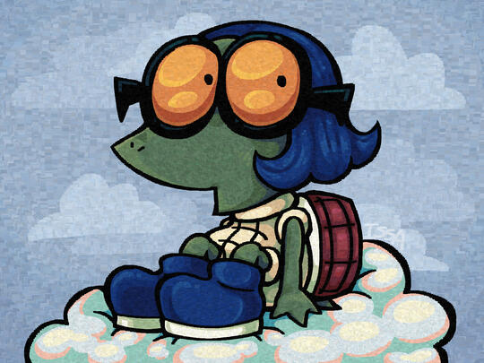 The turle itself