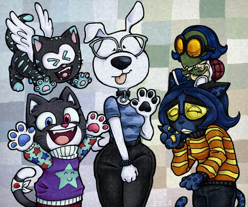paws through the years