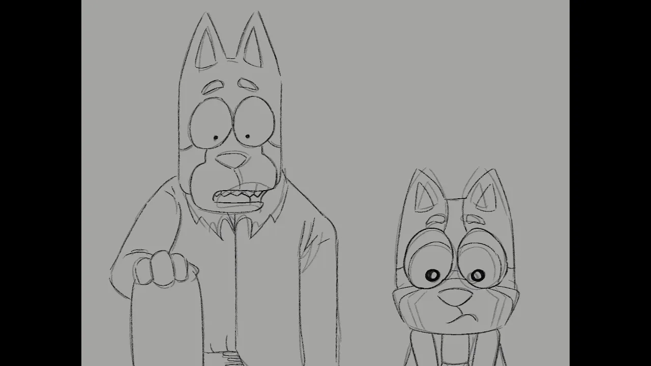 Bluey reanimation practice